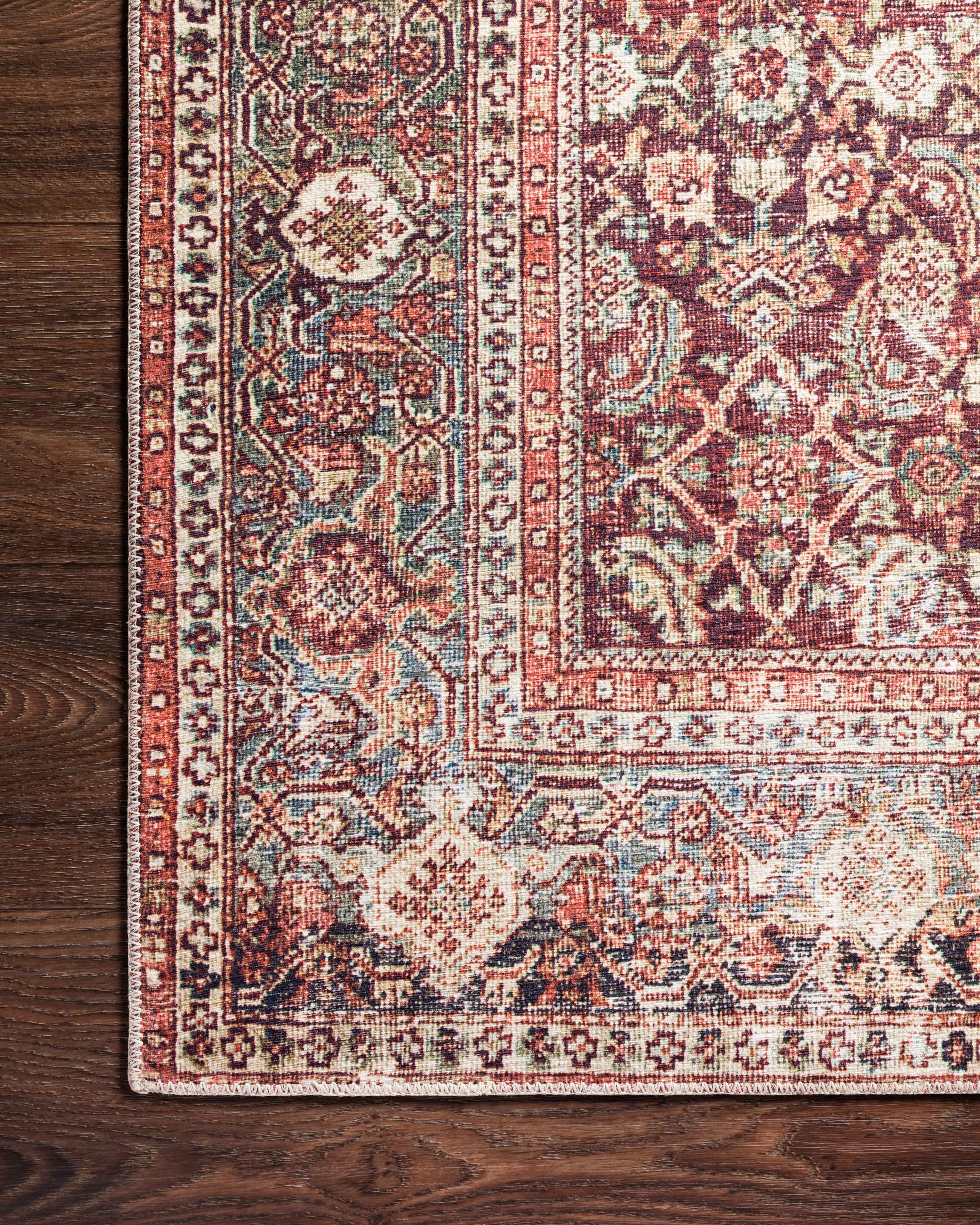 Loloi Layla Cinnamon / Sage Rug 1-RUGS-patterned Loloi