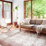 Loloi Layla Ivory / Brick Rug patterned rugs Loloi