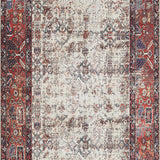 Loloi Layla Ivory / Brick Rug patterned rugs Loloi