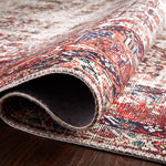 Loloi Layla Ivory / Brick Rug patterned rugs Loloi
