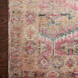 Loloi Layla Pink / Lagoon Rug RUGS - synthetic Loloi
