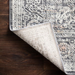 Loloi Lucia Steel / Ivory Rug RUGS - synthetic Loloi