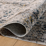 Loloi Leigh Charcoal / Taupe Rug RUGS - synthetic Loloi