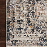 Loloi Leigh Charcoal / Taupe Rug RUGS - synthetic Loloi