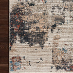 Loloi Leigh Ivory / Charcoal Rug RUGS - synthetic Loloi