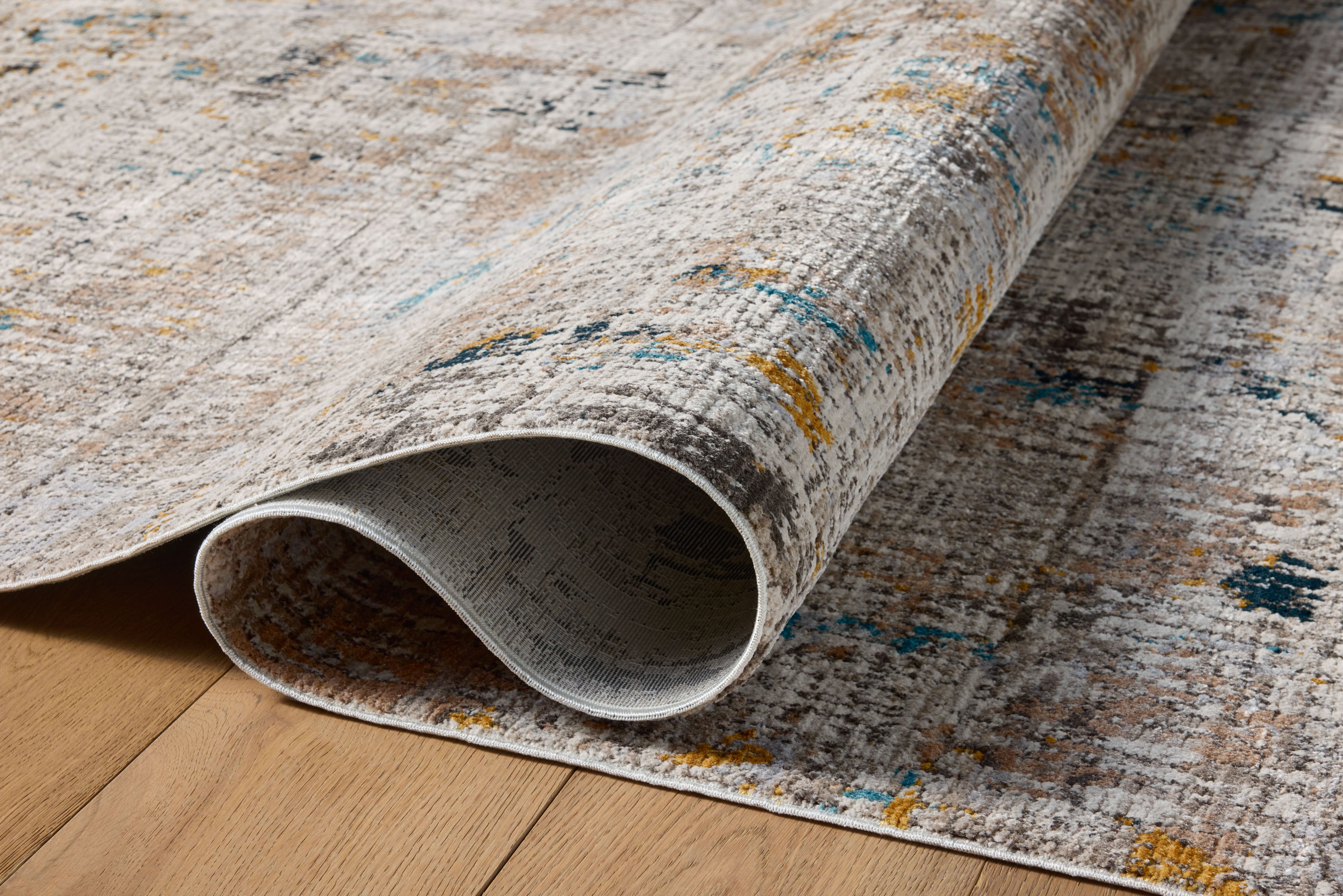 Loloi Leigh Ivory / Granite Rug RUGS - synthetic Loloi