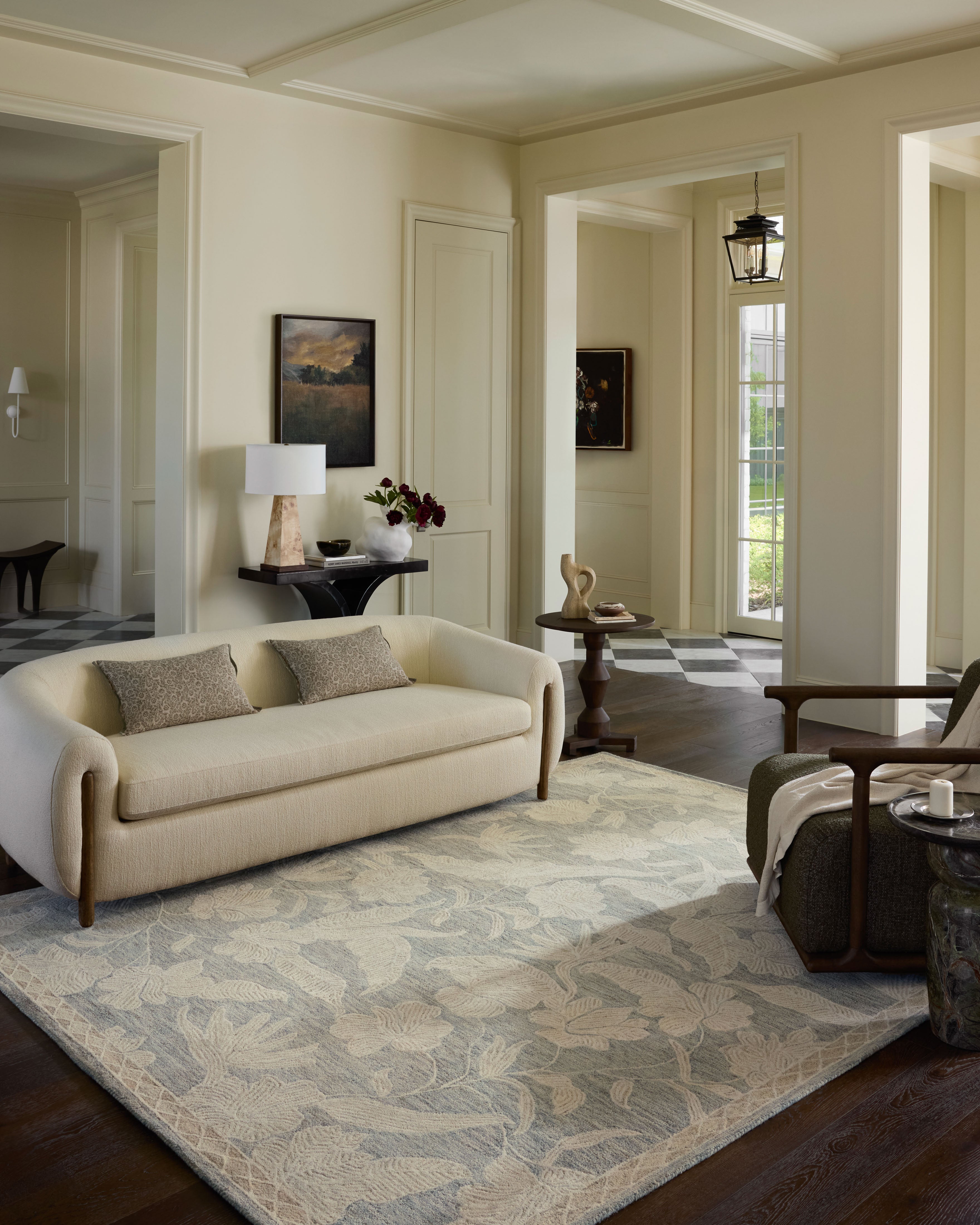 Loloi Lenore Blue / Natural Rug RUGS - wool Loloi