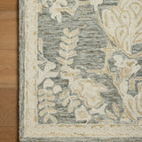 Loloi Lenore Lagoon / Wheat Rug RUGS - wool Loloi
