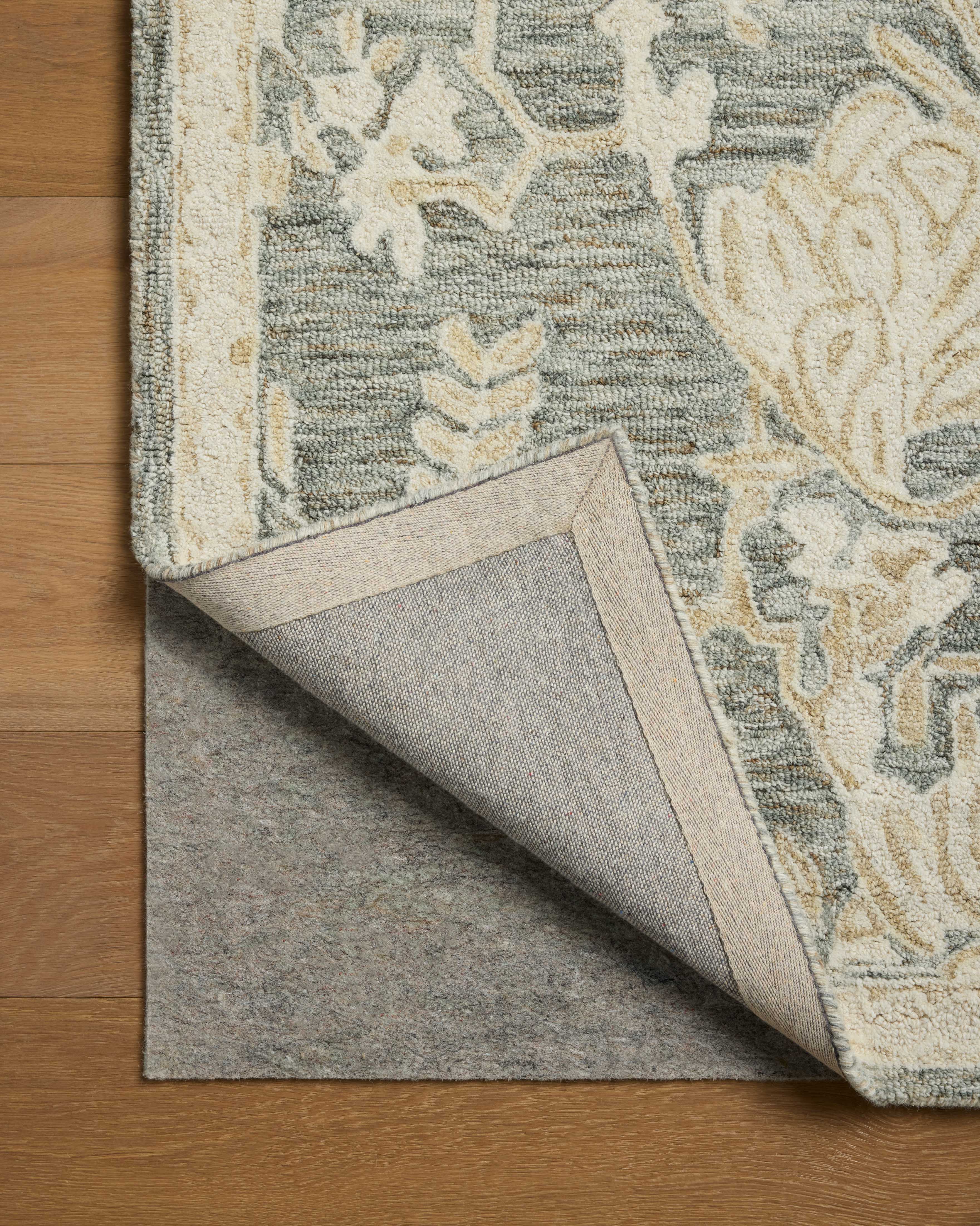 Loloi Lenore Lagoon / Wheat Rug RUGS - wool Loloi