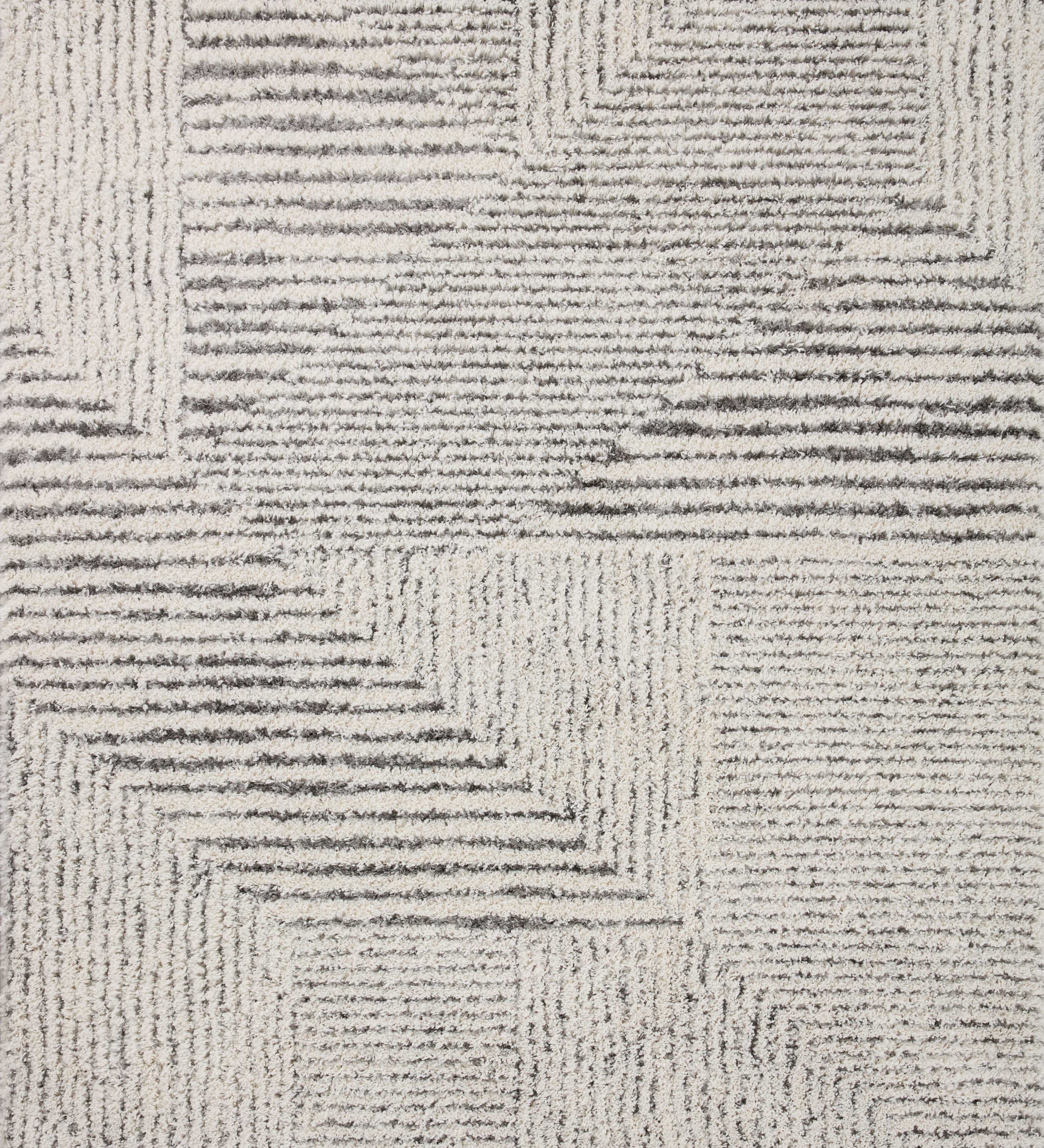 Loloi Levitt Shag Ivory / Grey Rug