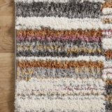 Loloi Levitt Shag Ivory / Sunset Rug RUGS - synthetic Loloi