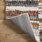 Loloi Levitt Shag Ivory / Sunset Rug RUGS - synthetic Loloi
