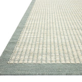 Amber Lewis x Loloi Lilah Ivory / Sky Rug RUGS - wool Loloi