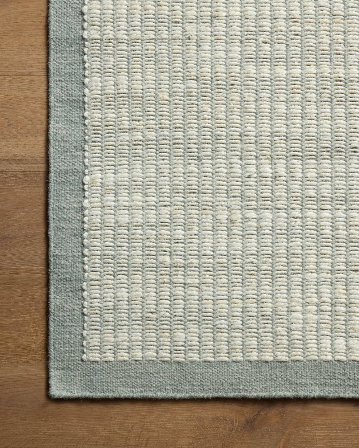 Amber Lewis x Loloi Lilah Ivory / Sky Rug RUGS - wool Loloi