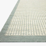 Amber Lewis x Loloi Lilah Ivory / Sky Rug RUGS - wool Loloi