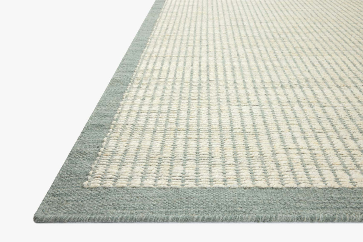 Amber Lewis x Loloi Lilah Ivory / Sky Rug RUGS - wool Loloi