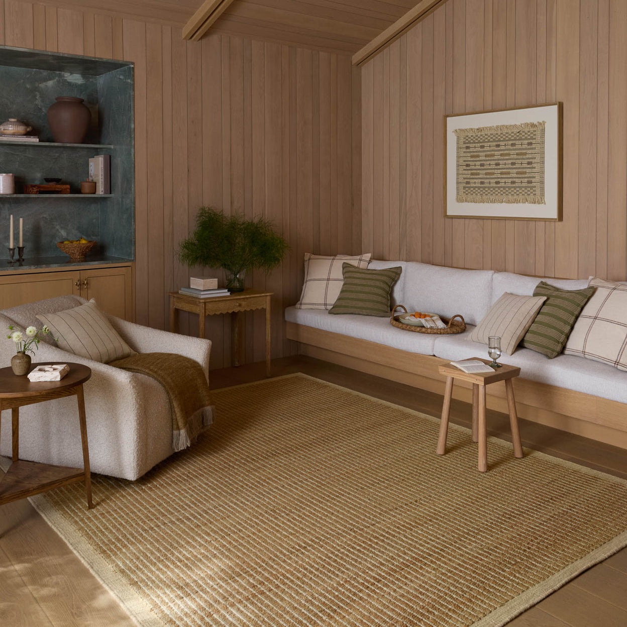 Amber Lewis x Loloi Lilah Natural / Antique Ivory Rug RUGS - wool Loloi