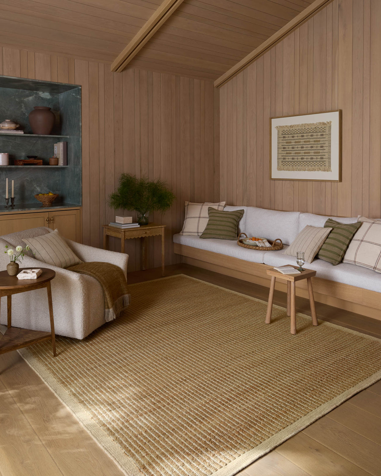 Amber Lewis x Loloi Lilah Natural / Antique Ivory Rug RUGS - wool Loloi