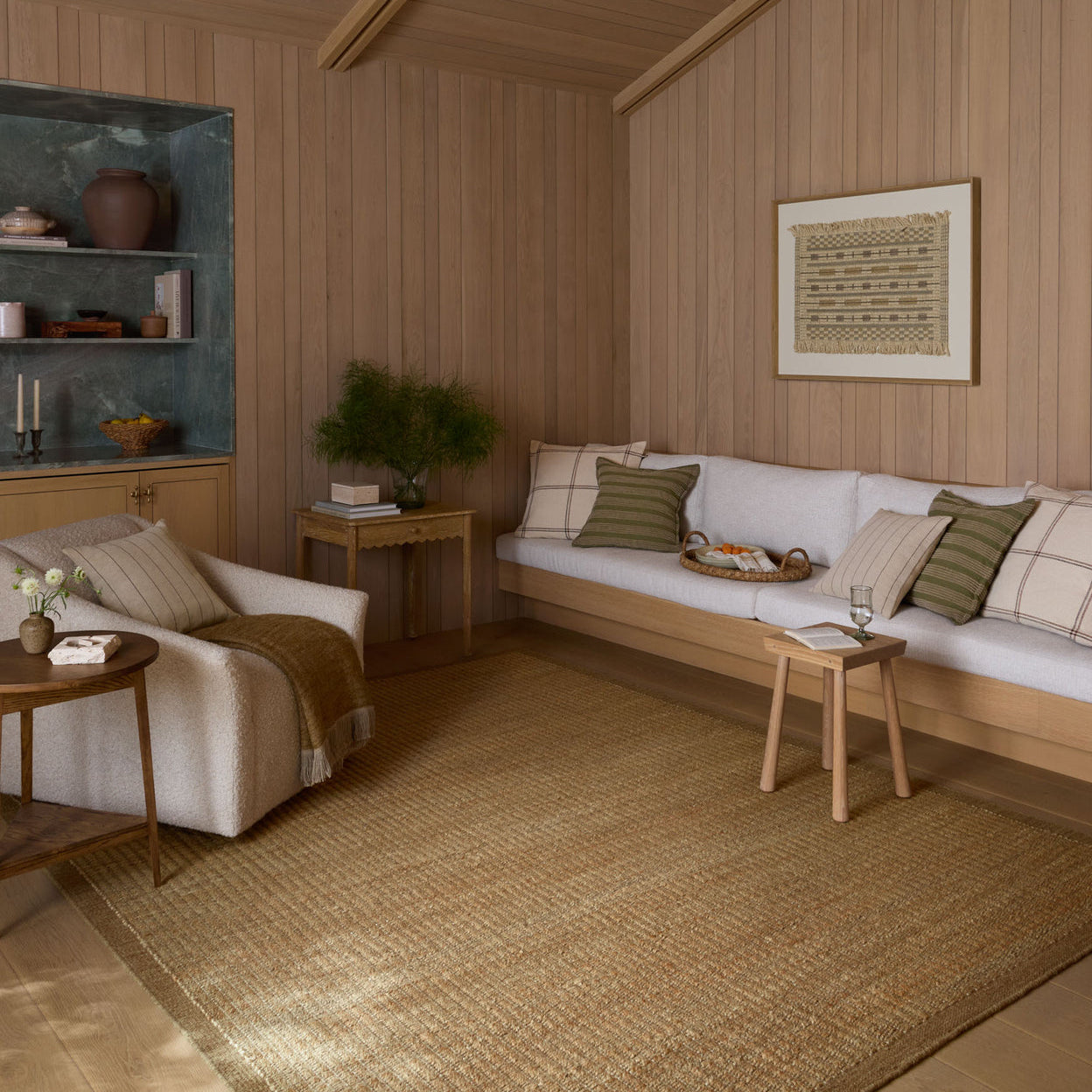 Amber Lewis x Loloi Lilah Natural / Bark Rug RUGS - wool Loloi