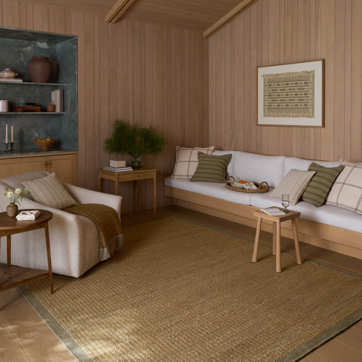 Amber Lewis x Loloi Lilah Natural / Grey Rug RUGS - wool Loloi