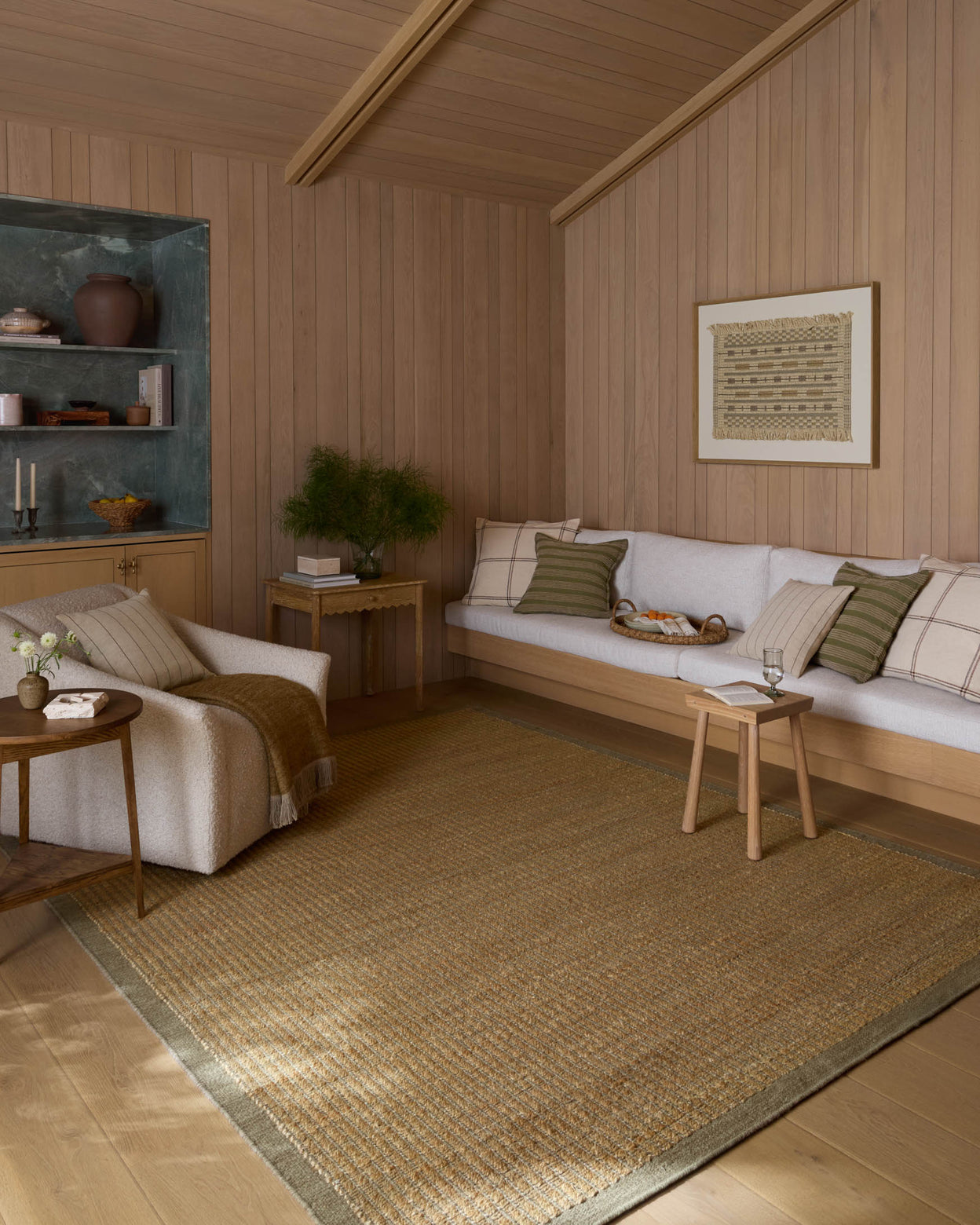 Amber Lewis x Loloi Lilah Natural / Grey Rug RUGS - wool Loloi