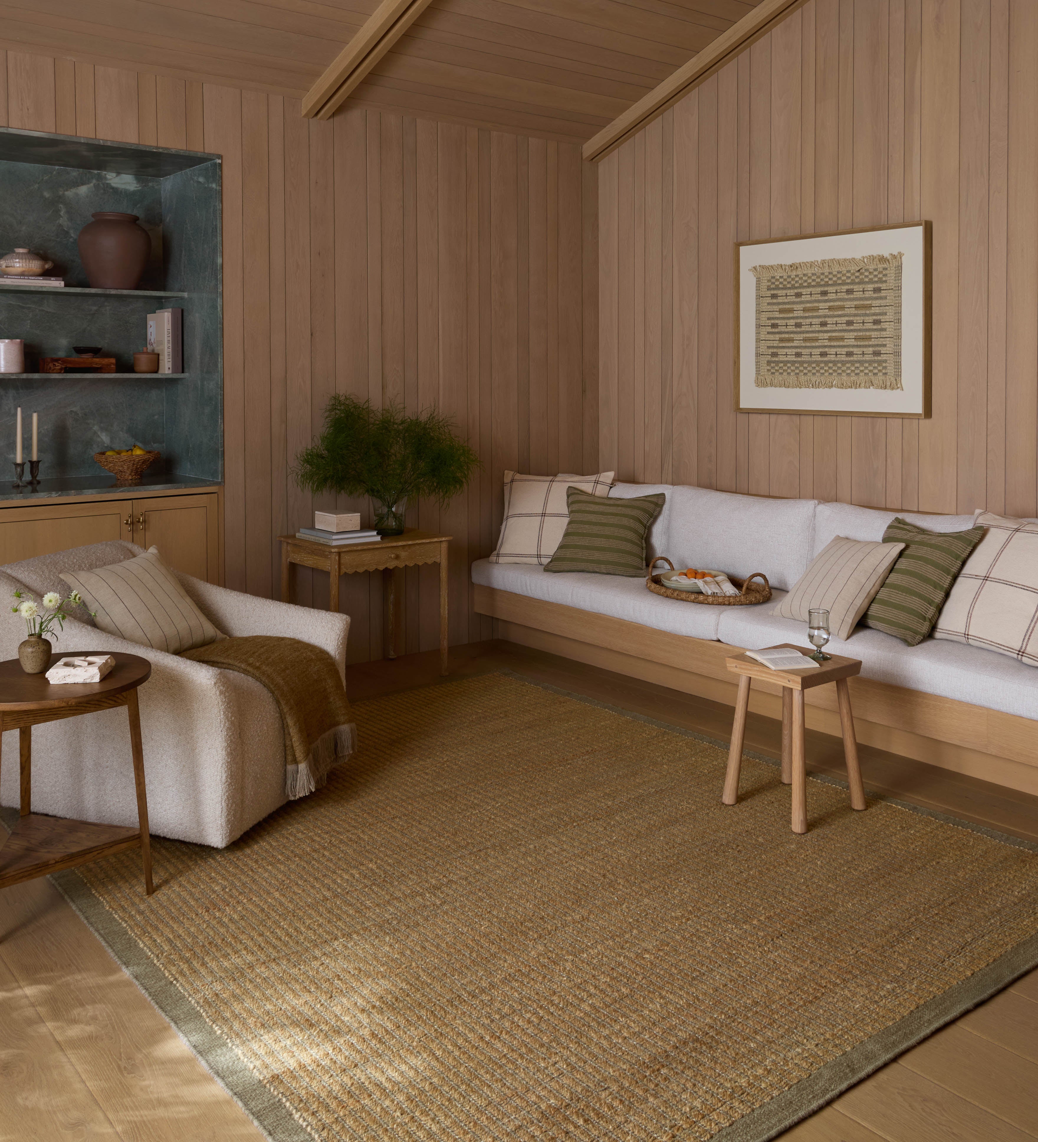 Amber Lewis x Loloi Lilah Natural / Grey Rug RUGS - wool Loloi