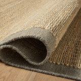 Amber Lewis x Loloi Lilah Natural / Grey Rug RUGS - wool Loloi
