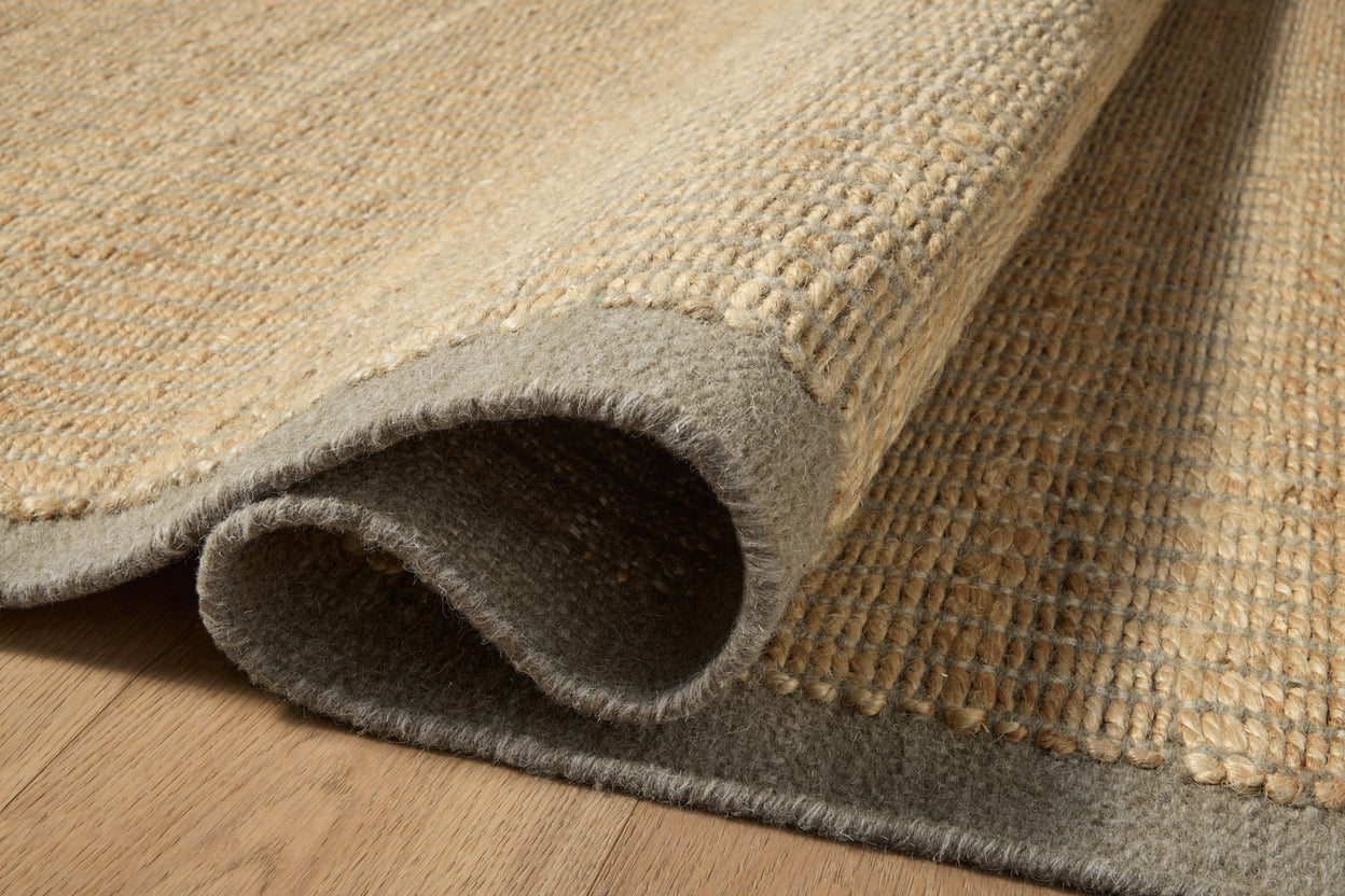 Amber Lewis x Loloi Lilah Natural / Grey Rug RUGS - wool Loloi