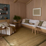 Amber Lewis x Loloi Lilah Natural / Olive Rug RUGS - wool Loloi