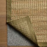 Amber Lewis x Loloi Lilah Natural / Olive Rug RUGS - wool Loloi