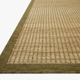 Amber Lewis x Loloi Lilah Natural / Olive Rug RUGS - wool Loloi