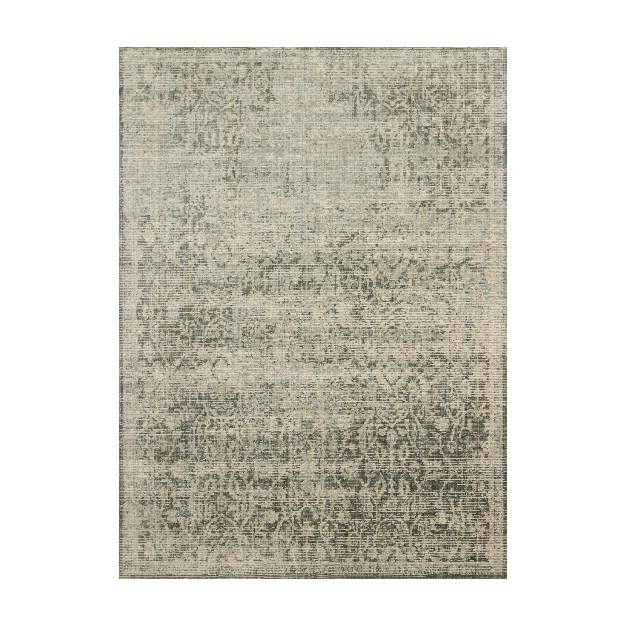 Magnolia Home By Joanna Gaines x Loloi Linnea Moss / Ivory Rug RUGS - synthetic Loloi 18" x 18"