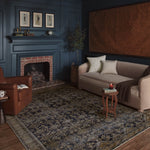 Loloi Lenna Indigo / Natural Rug 2 - RUGS - patterned Loloi