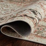 Loloi Lenna Rust / Charcoal Rug 2 - RUGS - patterned Loloi