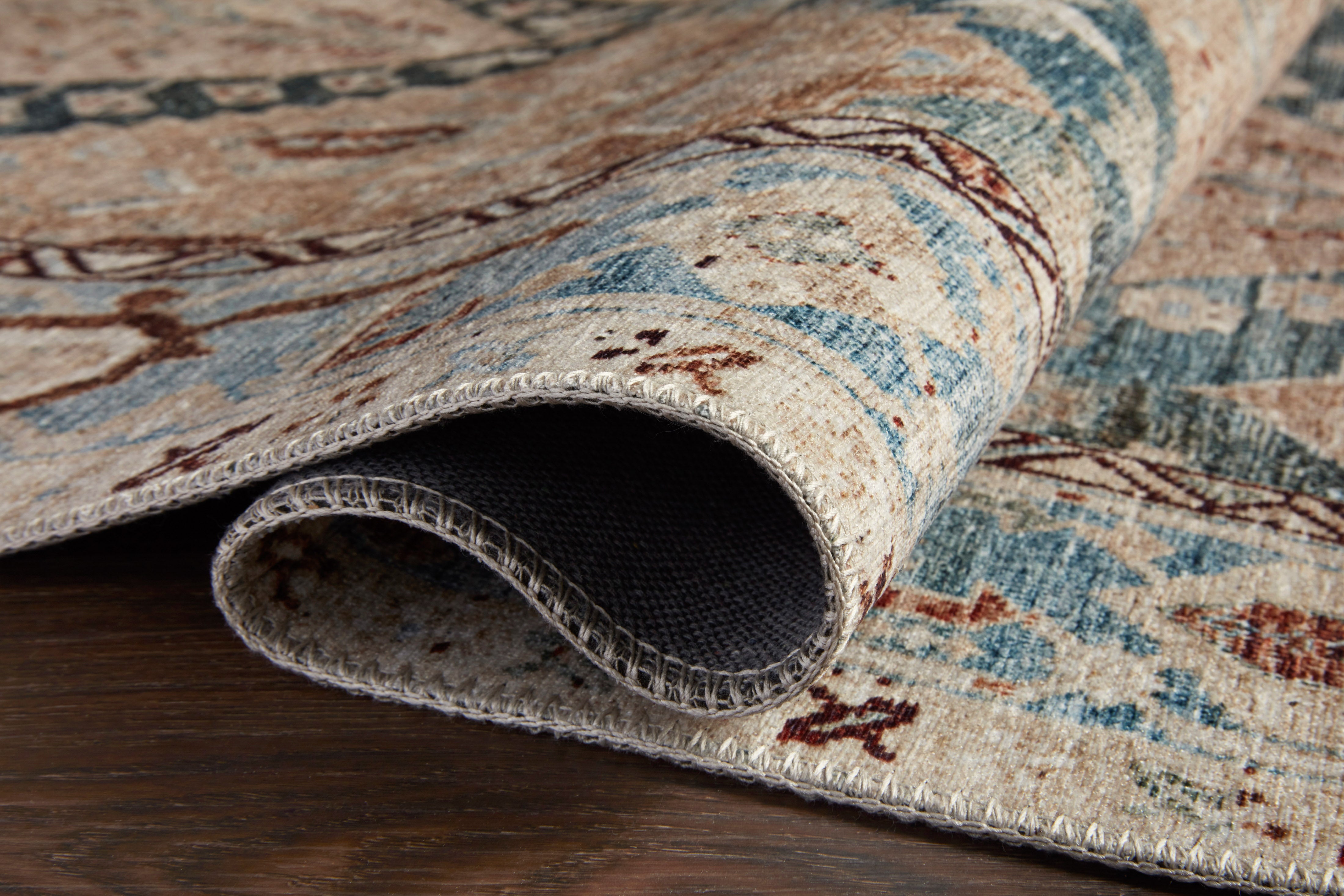 Loloi Lenna Denim / Sand Rug 2 - RUGS - patterned Loloi