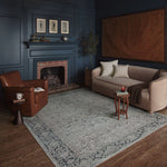Loloi Lenna Natural / Denim Rug 2 - RUGS - patterned Loloi