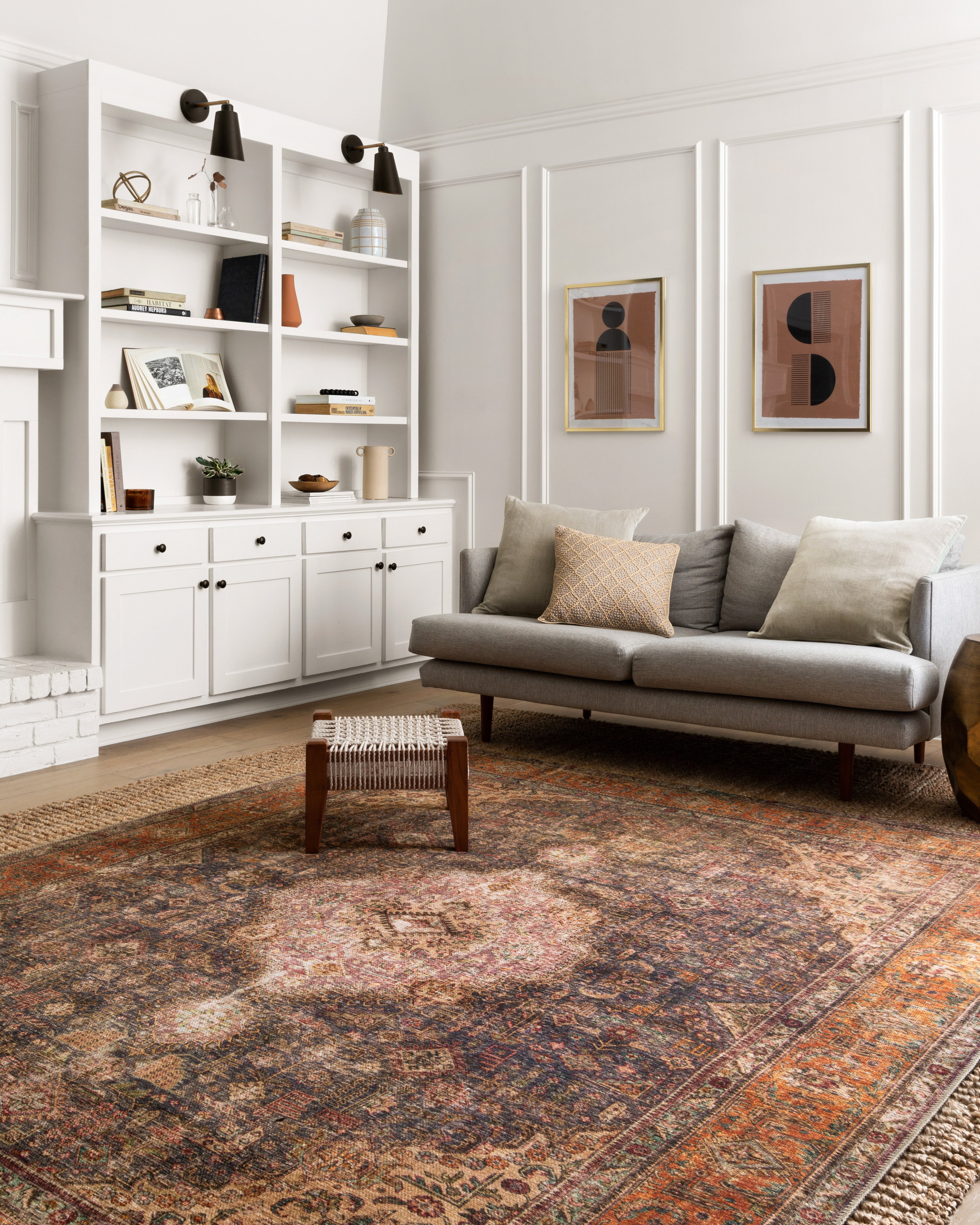 Loloi Loren Plum / Multi Rug 2-patterned rugs Loloi