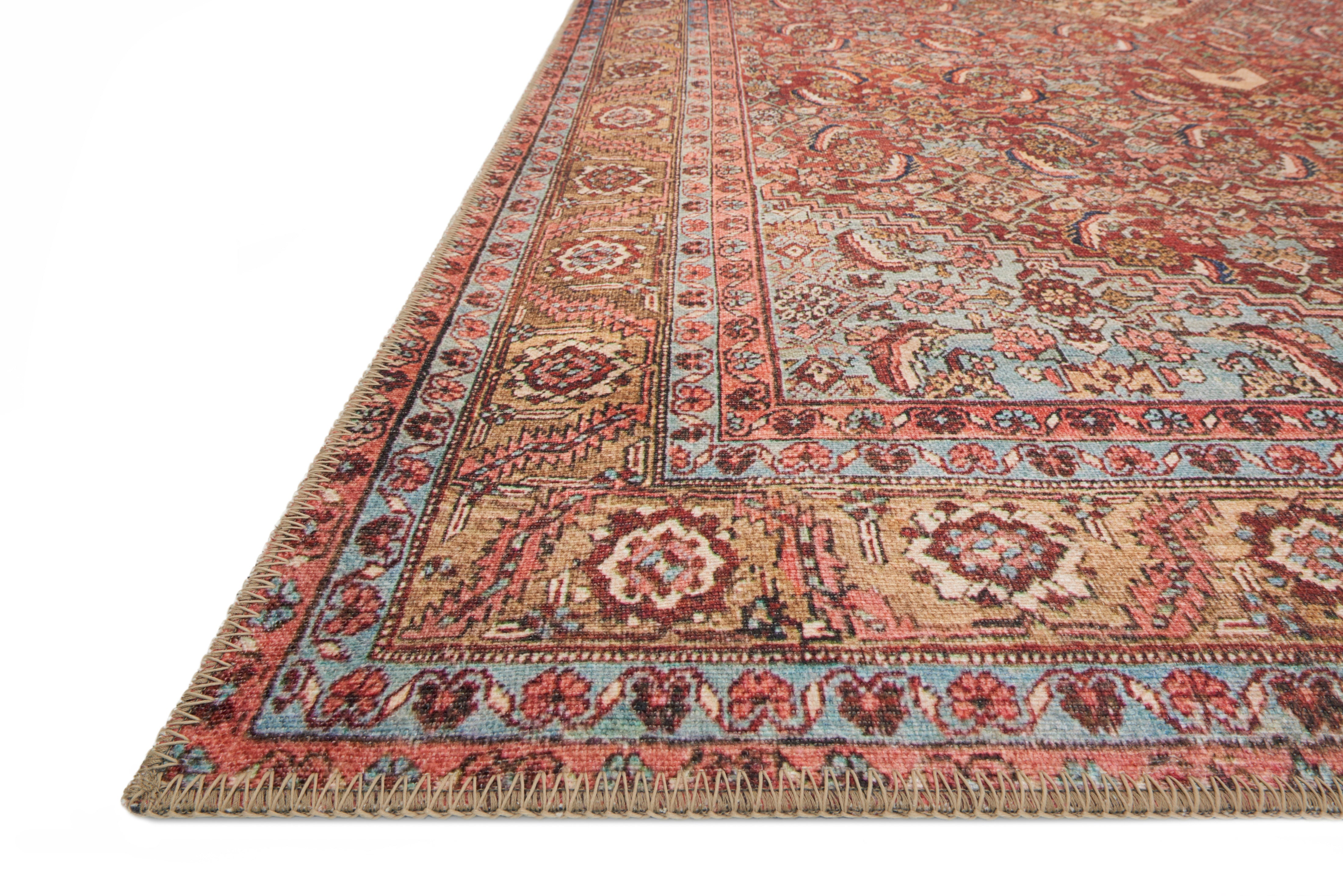 Loloi Loren Red / Multi Rug RUGS - synthetic Loloi