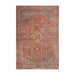 Loloi Loren Red / Multi Rug RUGS - synthetic Loloi 18" x 18"