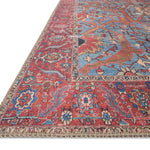 Loloi Loren Blue / Red Rug RUGS - synthetic Loloi