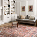 Loloi Loren Brick / Midnight Rug 2-RUGS-patterned Loloi