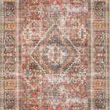 Loloi Loren Brick / Midnight Rug 2-RUGS-patterned Loloi