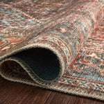 Loloi Loren Brick / Midnight Rug 2-RUGS-patterned Loloi
