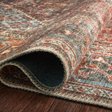 Loloi Loren Brick / Midnight Rug 2-RUGS-patterned Loloi