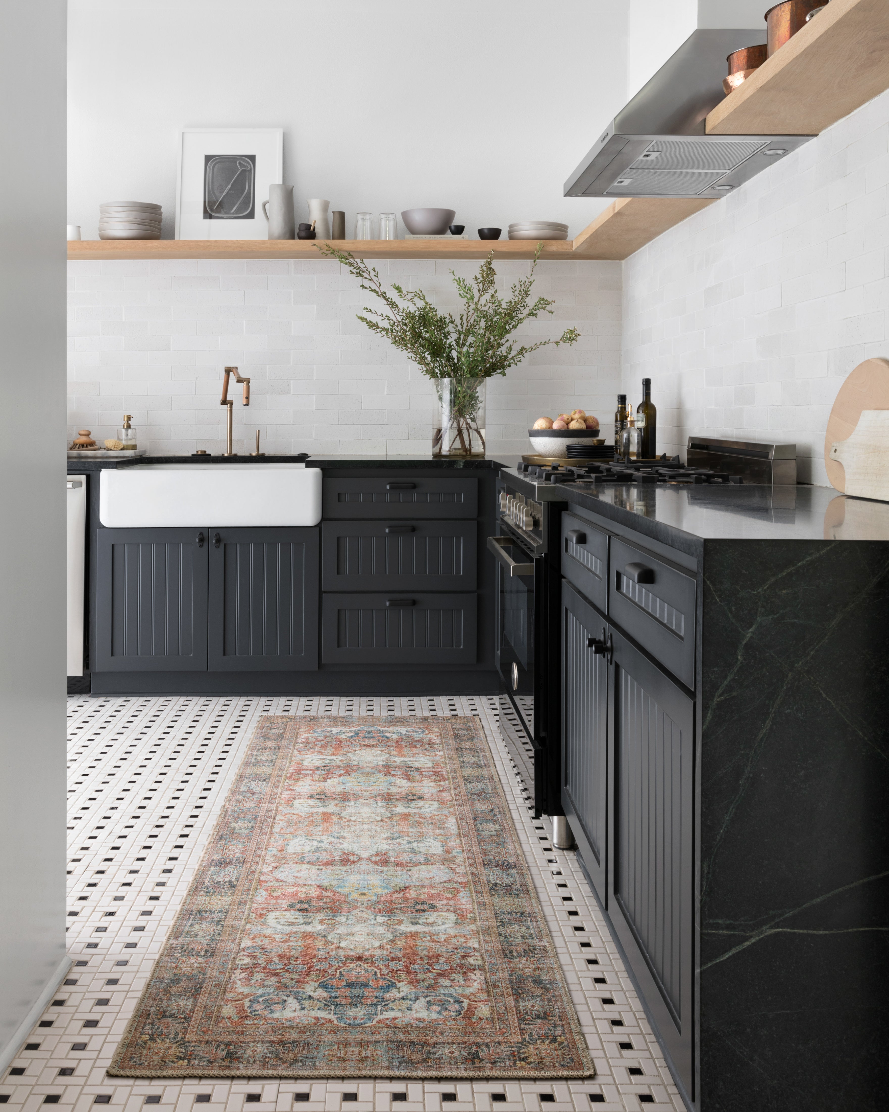 Loloi Loren Brick / Multi Rug 2-patterned rugs Loloi