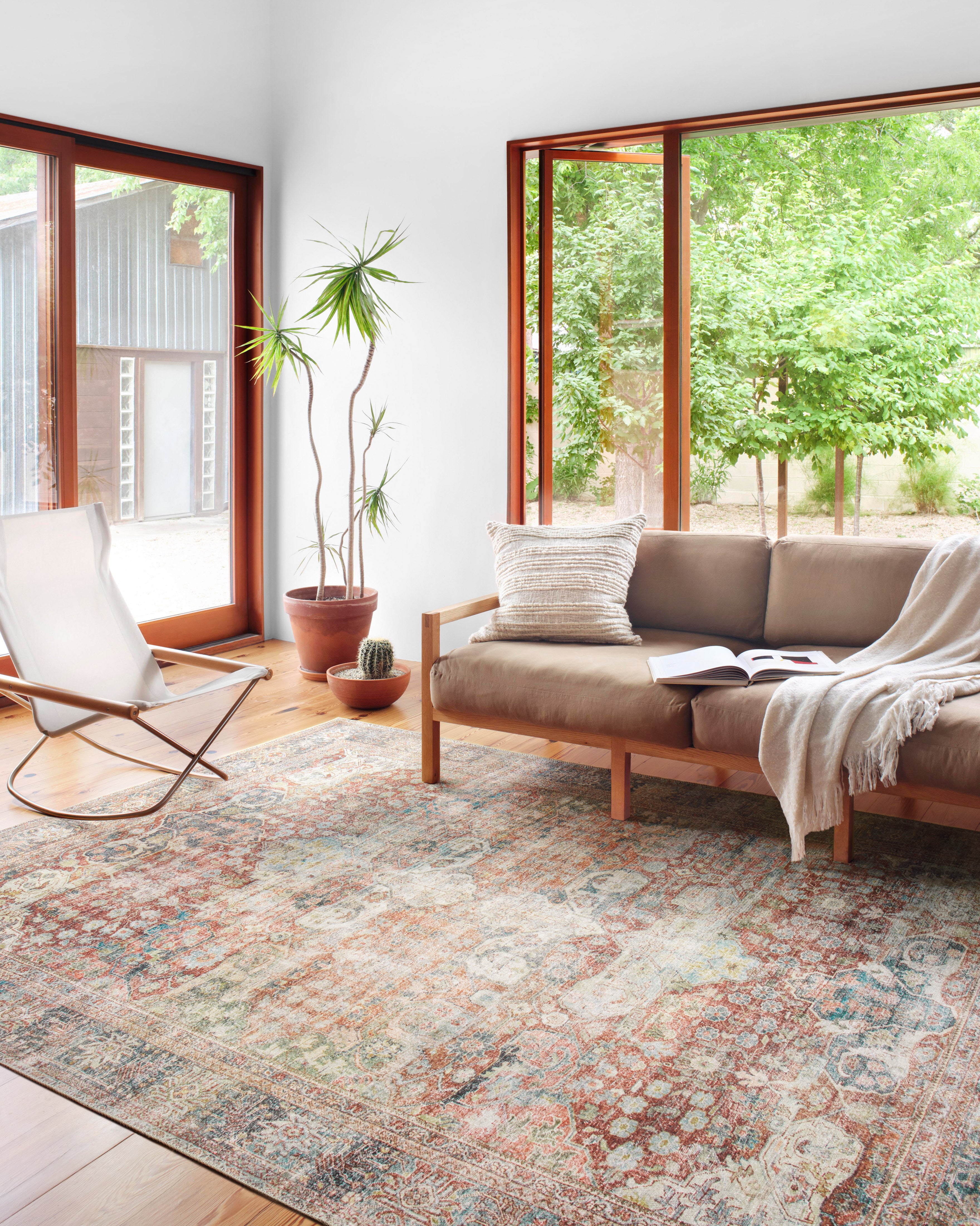 Loloi Loren Brick / Multi Rug 2-patterned rugs Loloi