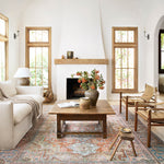 Loloi Loren Terracotta / Sky Rug 2-patterned rugs Loloi