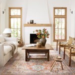 Loloi Loren Terracotta / Sky Rug 2-patterned rugs Loloi