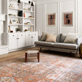 Loloi Loren Terracotta / Sky Rug 2-patterned rugs Loloi
