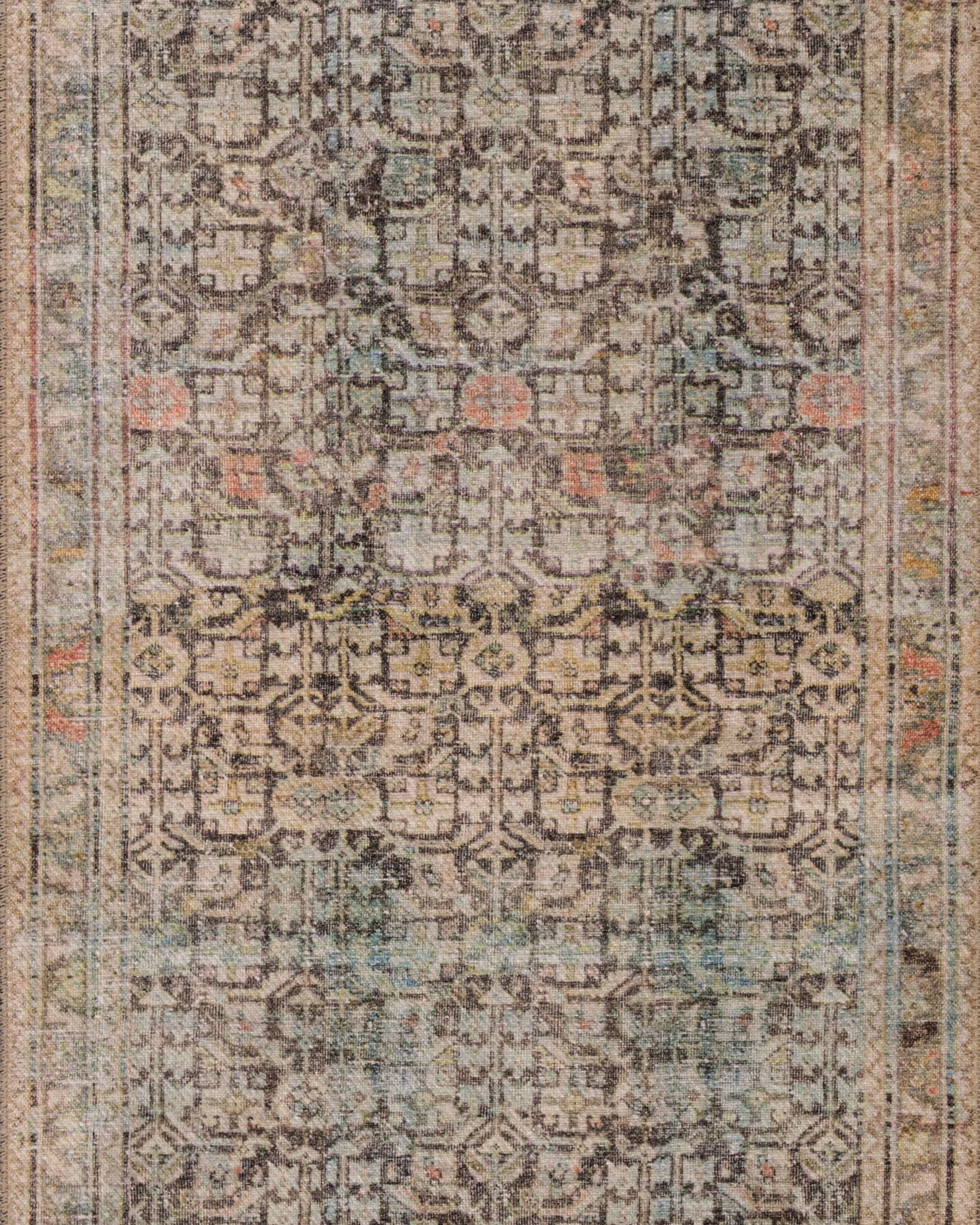 Loloi Loren Charcoal / Multi Rug 2-patterned rugs Loloi